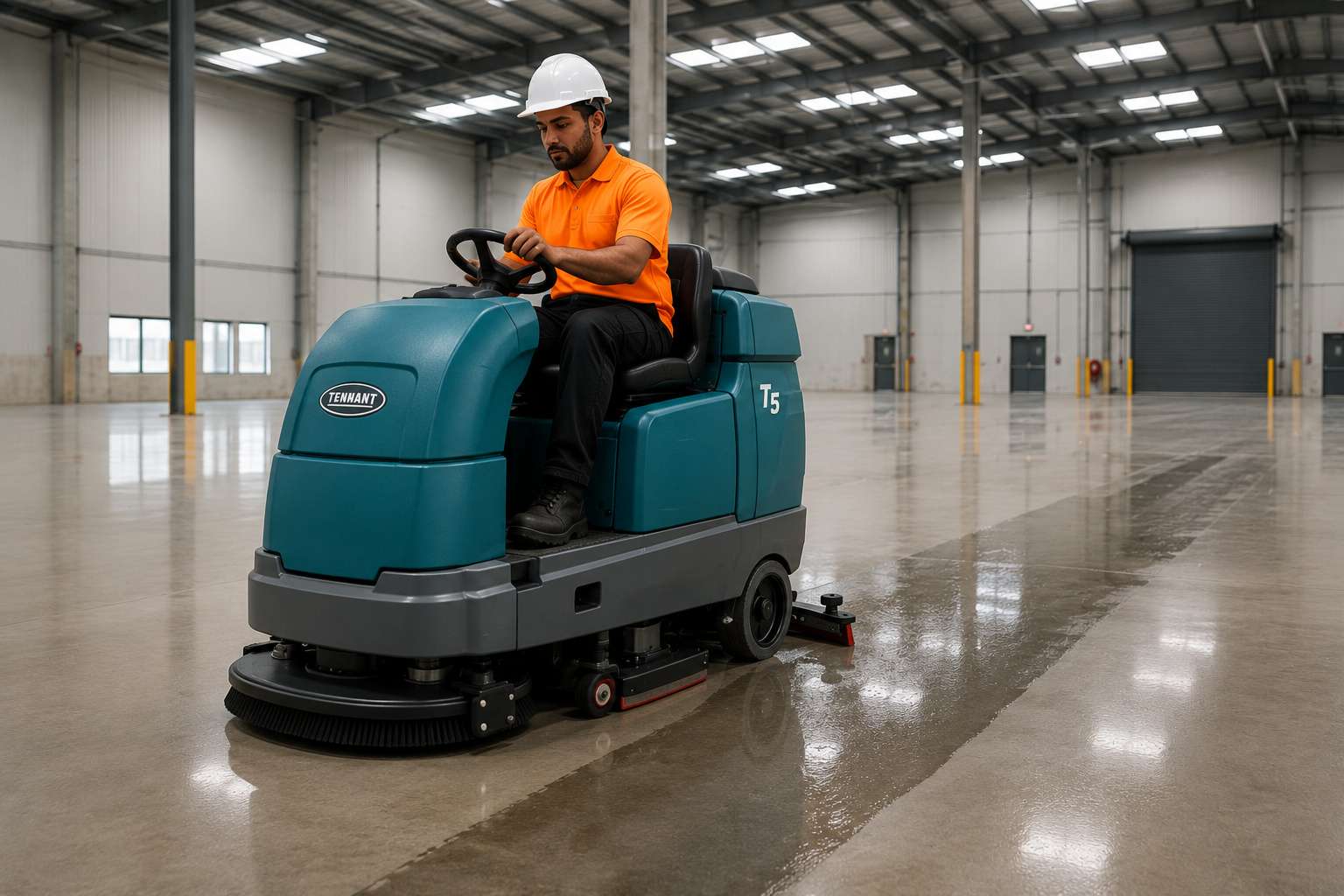 Mechanical Floor Sweep & Scrub